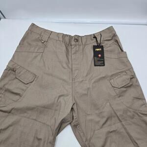 HWB Outdoor Leopard Mens Cargo Shorts Khaki Utility Tactical‎ Men 2XL Brown